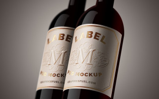 Wine bottles red white gold - this image free wallpaper
