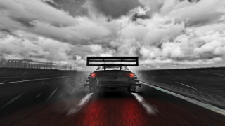 Car road cloudy sky military - motion blur free wallpaper for desktop