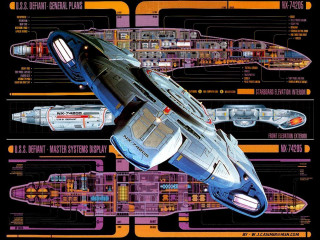 Blueprint space ship detailed design - detail free wallpaper