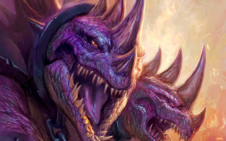 Purple dragon hat sword fire - dragon art free wallpaper
