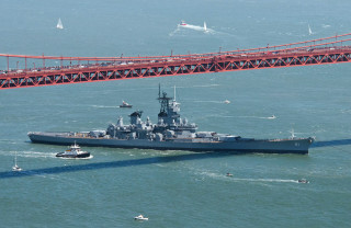 Large ship water bridge boat - professional free wallpaper