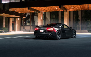 Black sports car night door - andrew law free wallpaper