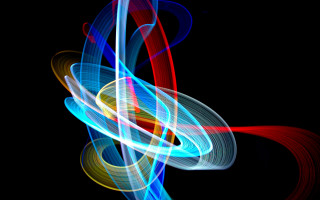Colorful abstract light swirl red - swirl free wallpaper