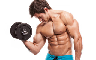 Daren bader muscular man dumbbell - he free wallpaper
