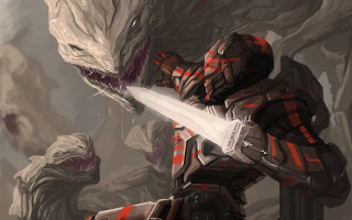Sci fi hero sword giant - a sword free wallpaper for desktop