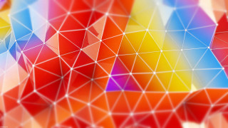 Colorful abstract shapes rainbow triangle - liam brazier free wallpaper