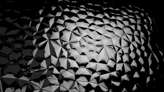 Black white triangle face generative - octane renderer free wallpaper