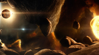 Space scene moonlight milkyway campfire - star citizen halo free wallpaper