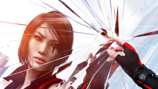 Woman broken glass city man - a broken glass free wallpaper
