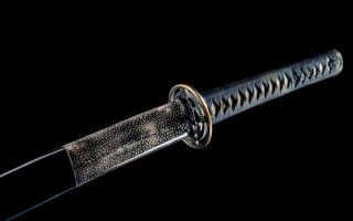 Black knife fine detail 3d - amano free wallpaper