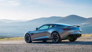 Silver sports car mountains beach - anthony s waters free wallpaper
