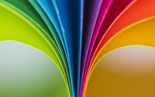Multicolored background white circle full - a white circle in the middle free wallpaper