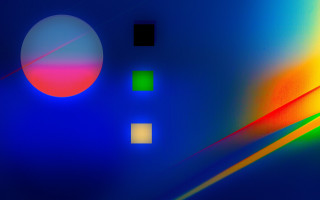 Multicolored sun circle line abstract - diagonal free wallpaper