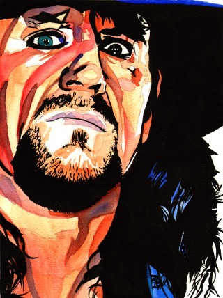 Man hat beard mustache portrait - a painting of a man free wallpaper