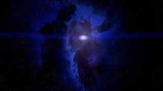 Space blue star bright light - galaxy free wallpaper