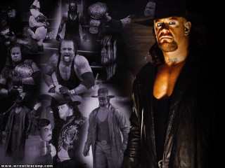 Man leather jacket hat wrestling - poster free wallpaper