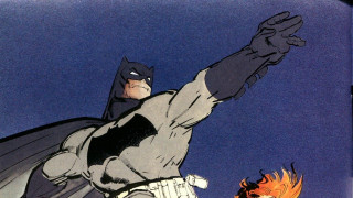 Batman demon flying arms outstretched - andrew robinson free wallpaper