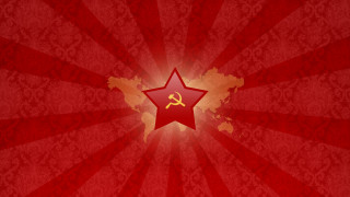 Red star hammer sickle socialist - sick free wallpaper