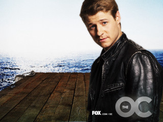 Man leather jacket pier ocean - a pier next free wallpaper