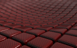 Red squares black background fishnet - square free wallpaper