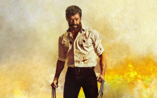 Bearded man scissors fire background - avgust černigoj free wallpaper