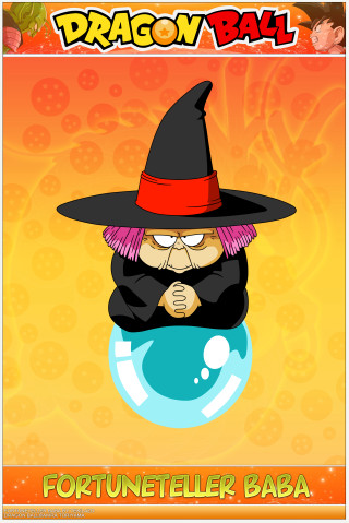 Cartoon character witch hat ball - free halloween wallpaper