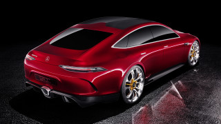 Red sports car dark room 77 - side profile free wallpaper