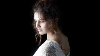 Woman white dress portrait black - a white dress free wallpaper