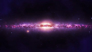 Cosmic colorful starfield galaxy aurora - galaxy free wallpaper