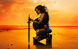 Woman sword beach sunset feminist - a sword and a sword free wallpaper