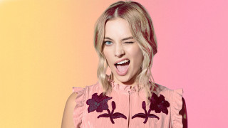 Surprised woman flower top pink - top free wallpaper for desktop