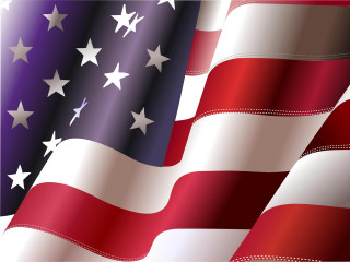 Flag stars ribbon side image - a digital rendering free wallpaper