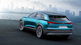 Blue suv city skyline lake - dahlov ipcar free wallpaper for desktop