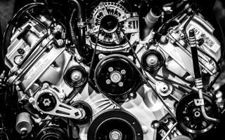Car engine assemblage mechanical puzzle - mechanical free wallpaper