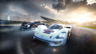 Racing cars sunset clouds dramatic - dramatic free wallpaper