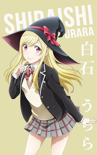 Girl school uniform hat bow - poster art free wallpaper