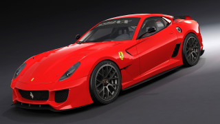Red sports car studio black 3 - spot free wallpaper