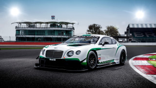 White green bentley race track - a stadium in the background free wallpaper