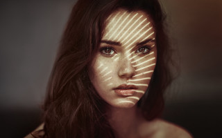 Sun pattern woman anka zhuravleva - shaded free wallpaper