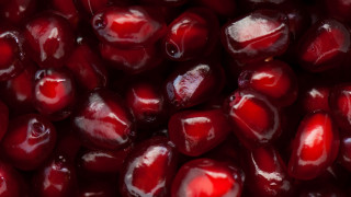 Red fruit water drops closeup - drop of water free wallpaper