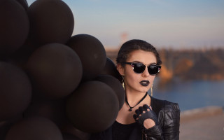 Gothic portrait elsa bleda sunglasses - elsa bleda free wallpaper