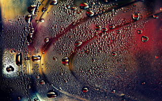 Water droplets glass background macro - a close up of water droplets free wallpaper