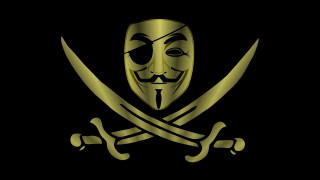 Pirate mask swords crossbones digital - two sword free wallpaper