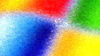 Multicolored blurry abstract autumn night - impressionist painting free wallpaper