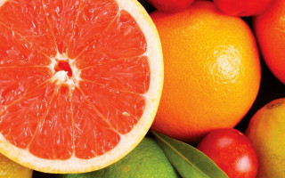 Grapefruit limes leaves oranges stilllife - arcimboldo free wallpaper