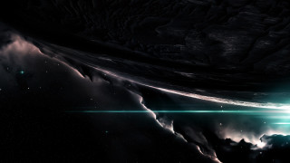Space star green light matte - a star in the sky free wallpaper