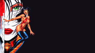 Bloody woman giantess fantasy darkskin - a bloody face free wallpaper