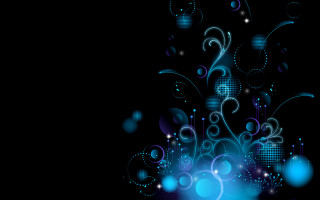 Blue abstract background circles lines 7 - circle free wallpaper