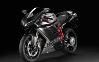 Black motorcycle dark room red 2 - a black motorcycle free wallpaper