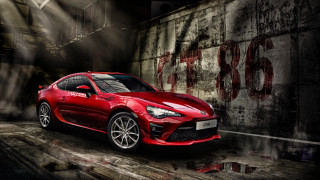 Red sports car dark tunnel - a dark tunnel free wallpaper